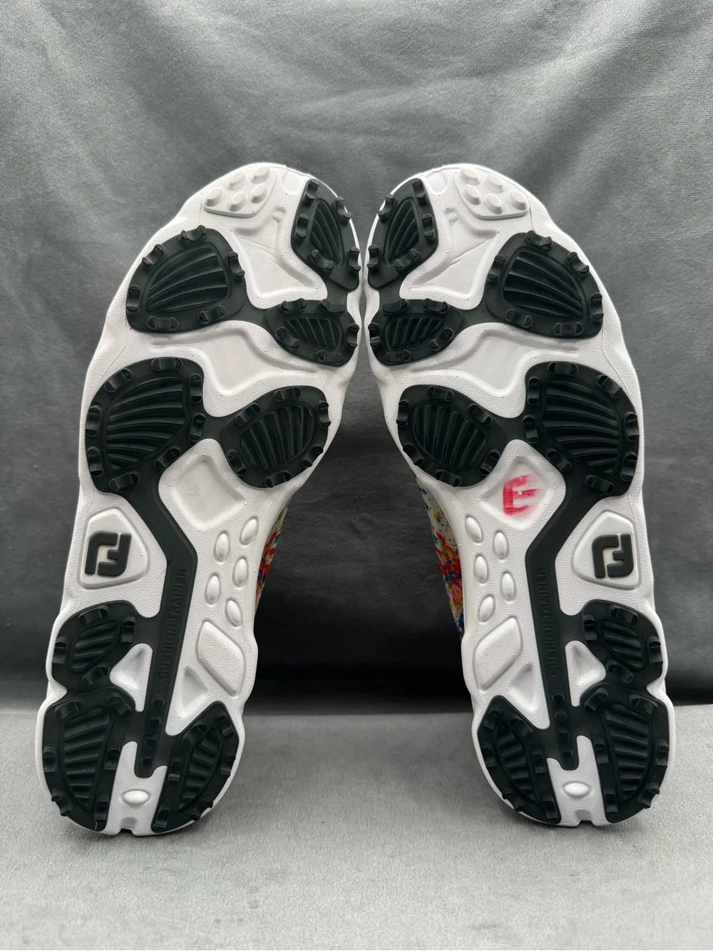 FootJoy emPower Spikeless Golf Shoes Women’s Size 7.5 Paint Splatter Multicolor